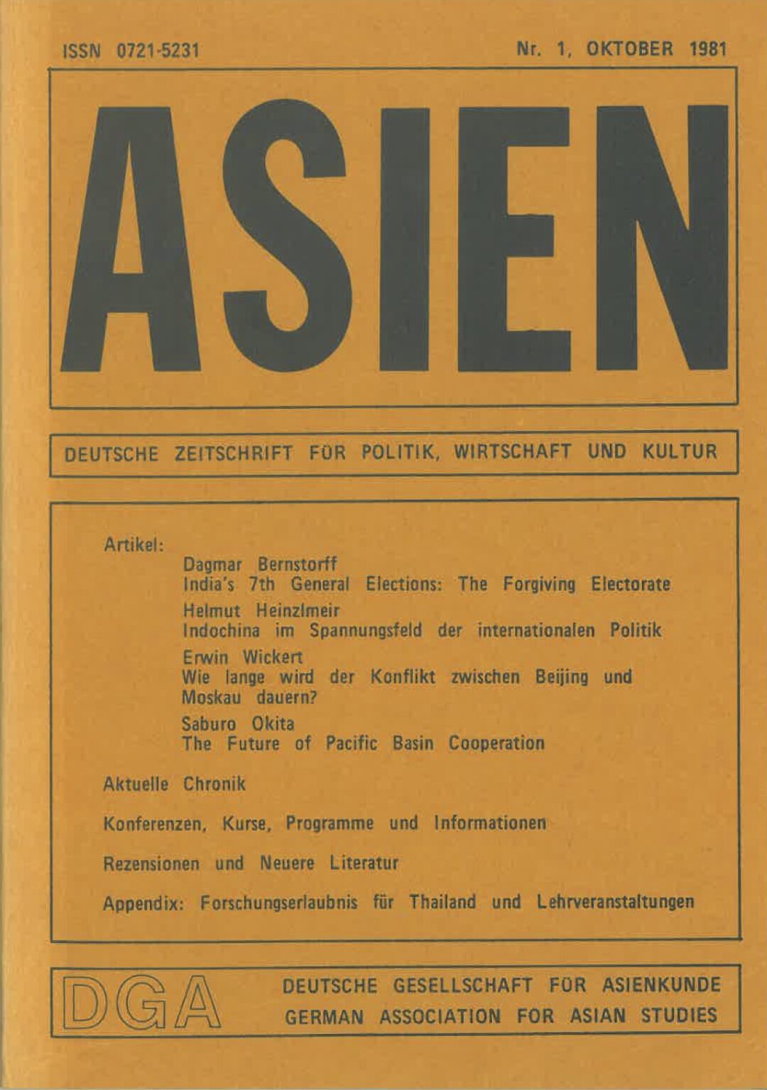 ASIEN 1 (Oktober 1981)