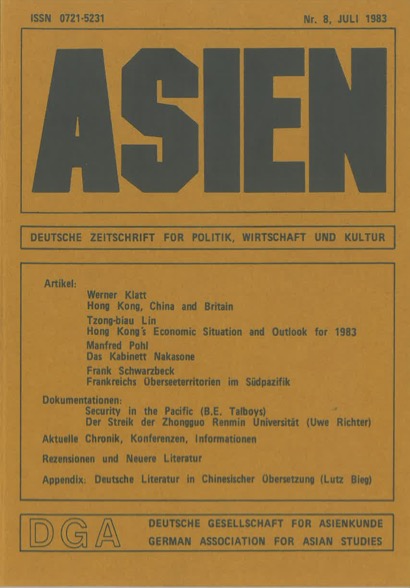 ASIEN – Nr. 8 (Juli 1983)