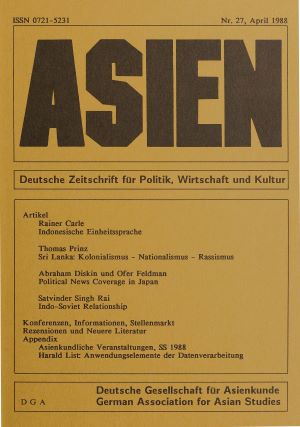 ASIEN – Nr. 27 (April 1988)