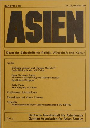 ASIEN – Nr. 29 (Oktober 1988)