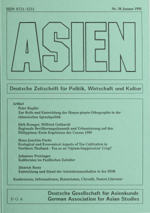ASIEN – Nr. 38 (Januar 1991)