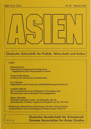ASIEN – Nr. 45 (Oktober 1992)