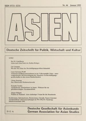 ASIEN – Nr. 46 (Januar 1993)