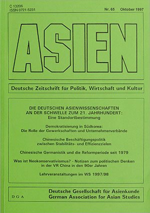 ASIEN – Nr. 65 (Oktober 1997)