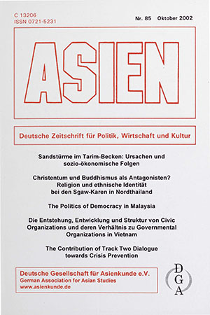 ASIEN – Nr. 85 (Oktober 2002)