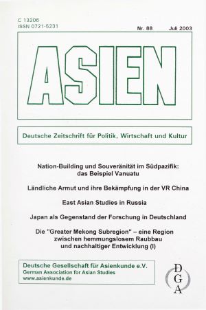 ASIEN – Nr. 88 (Juli 2003)