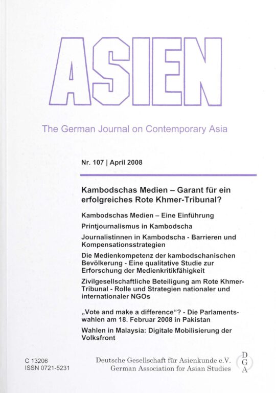 ASIEN – Nr. 107 (April 2008)