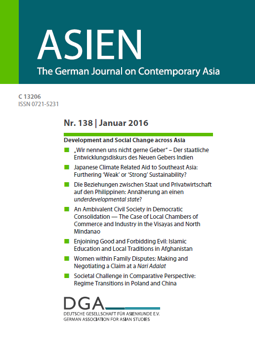 ASIEN – Nr. 138 (Januar 2016)