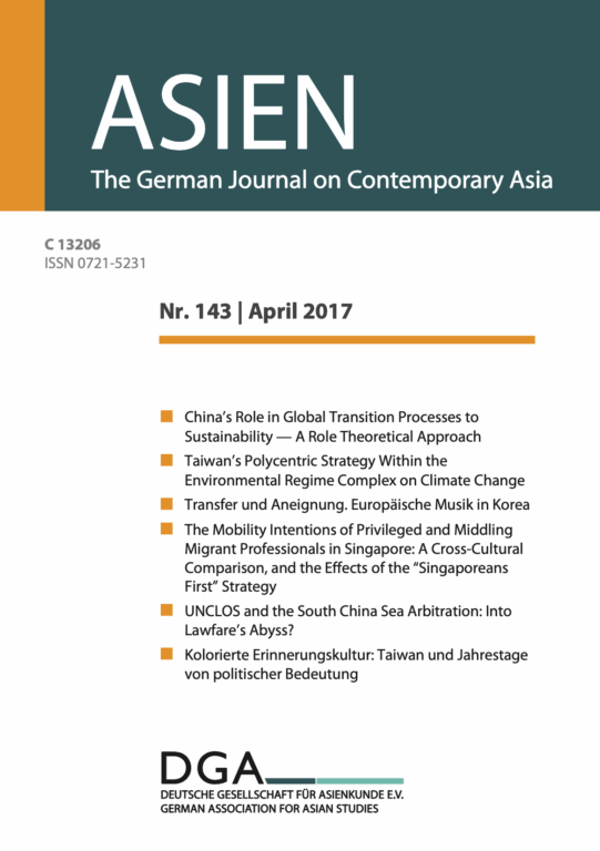 Asien-Cover_143  | ASIEN – Nr. 143 (April 2017)