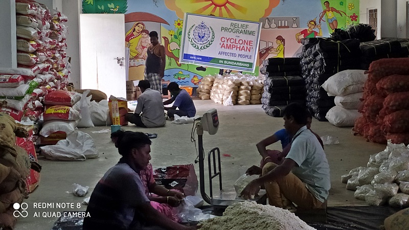 Sabuj Sangha nach Zyklon Amphan (Foto: Arunabh Das)