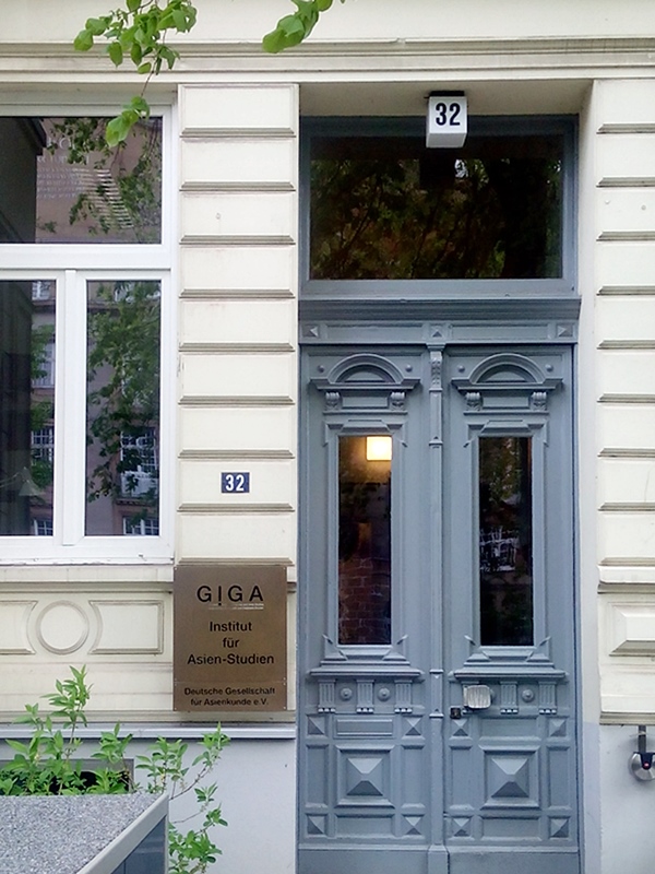 Deutsche Gesellschaft für Asienkunde e. V. (DGA) Eingang
