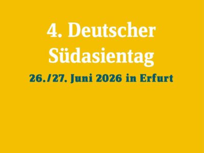 4. Deutscher Südasientag 2